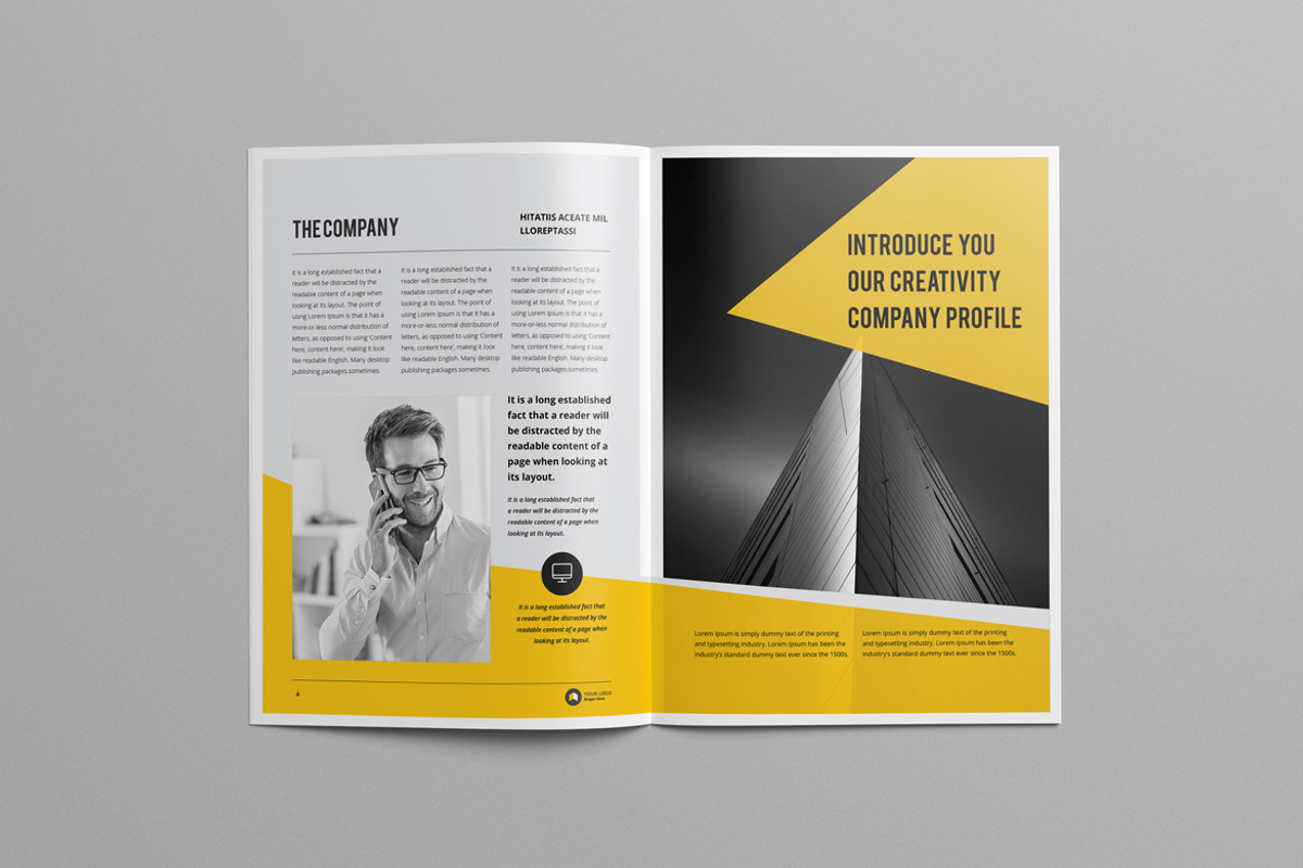Annual Report Template, a Brochure Template by Pro-Gh (Photo 9 of 12)