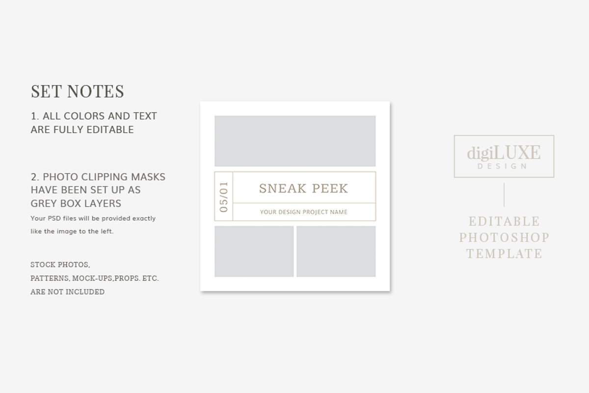 Minimal Instagram Social Media Set, a Social Media Template by Digiluxe (Photo 2 of 3)