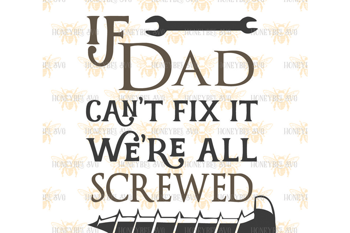 If Dad Can't Fit It We're Screwed, an Illustration by JBArt Clipart (Photo 2 of 2)