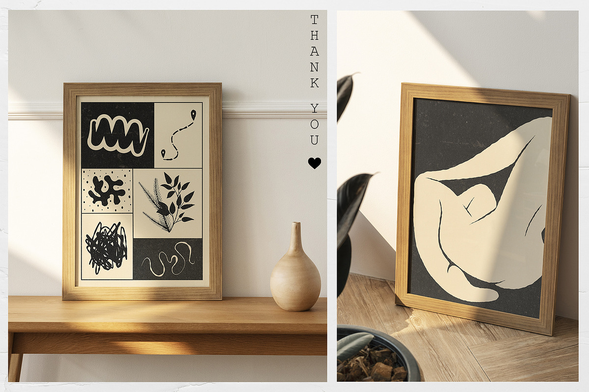 Modern Poster Collection, a Decorative Illustration by ApetekMarket (Photo 9 of 9)
