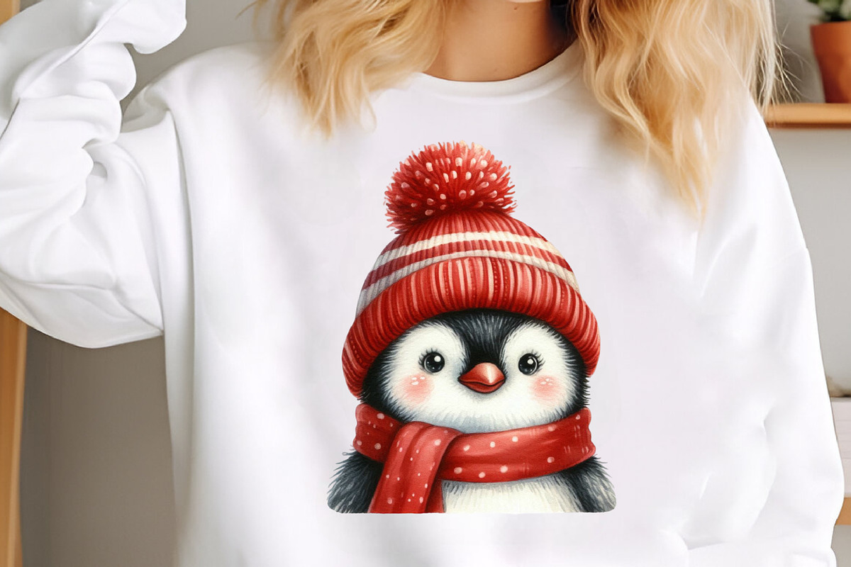 Cute Penguins Clipart Bundle, an Illustration by SinaCreation (Photo 5 of 7)