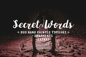 Secret Words Font Duo, a Script Font by Ayya Studio