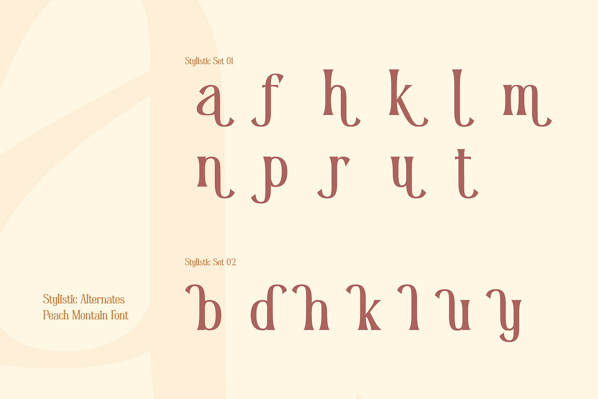 Peach Montain, a Script Font by Nathatype (Photo 10 of 10)