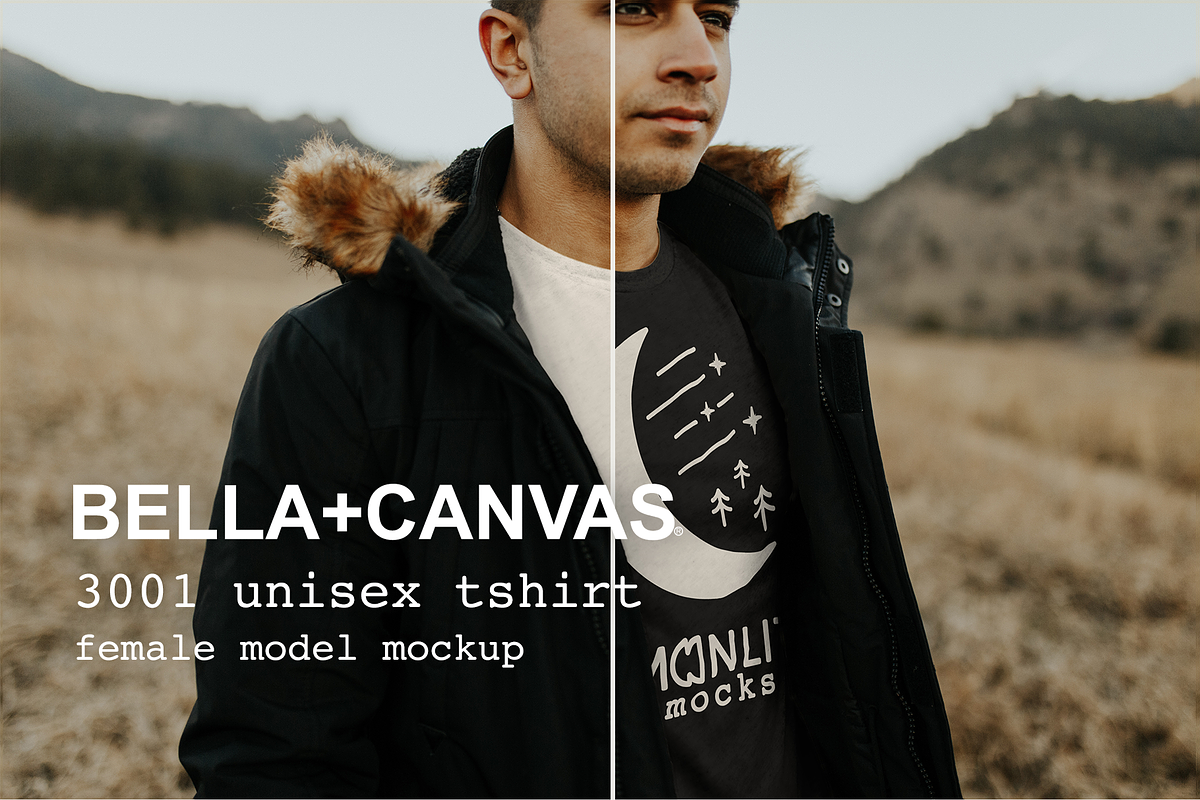 The Bella Canvas 3001 Mockup Bundle, an Advertising Mockup by Moonlit Mocks (Photo 2 of 11)