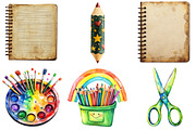 Doodle Back to School Clipart, a Seasonal Illustration by CitraGraphics (Thumbnail 2 of 4)