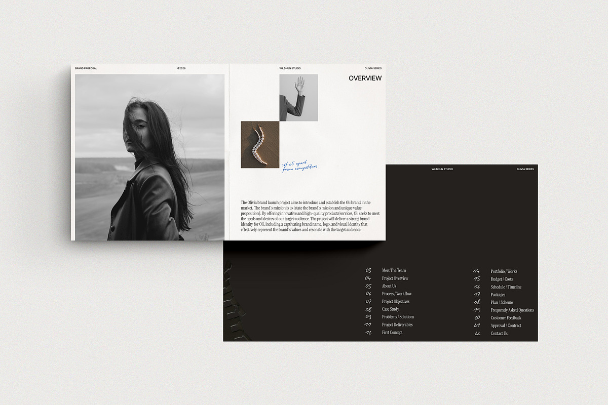 OLI / 3in1 Branding Pack, a Presentation Template by Wildnun Studio (Photo 3 of 34)