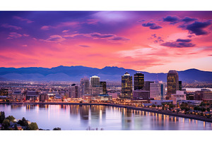 architecture salt lake skyline ai, an Architecture Photo by pikepicture