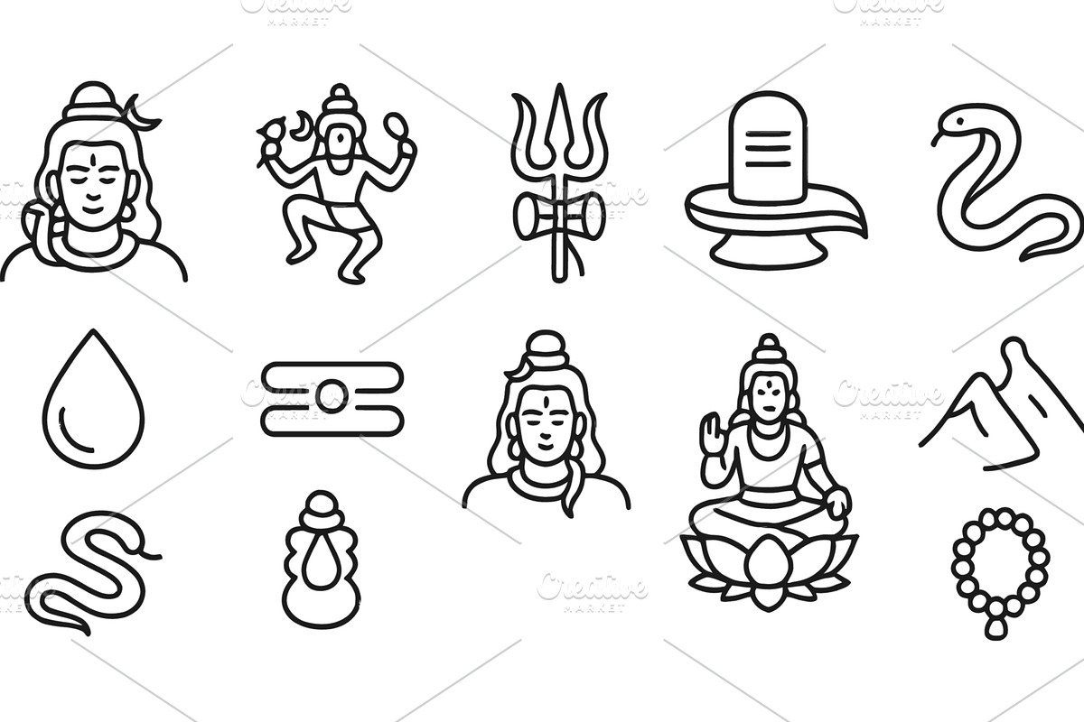 Vector illustrations featuring Hindu, an Illustration by ZinetroN