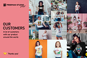 T-Shirt Mockup, a Shirt Mockup by Freeman Studio (Thumbnail 14 of 17)