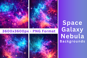 Space Galaxy Nebula Backgrounds