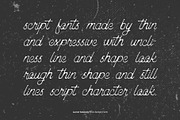 Lunar Melody, a Script Font by Rasiorise Studio (Thumbnail 3 of 12)