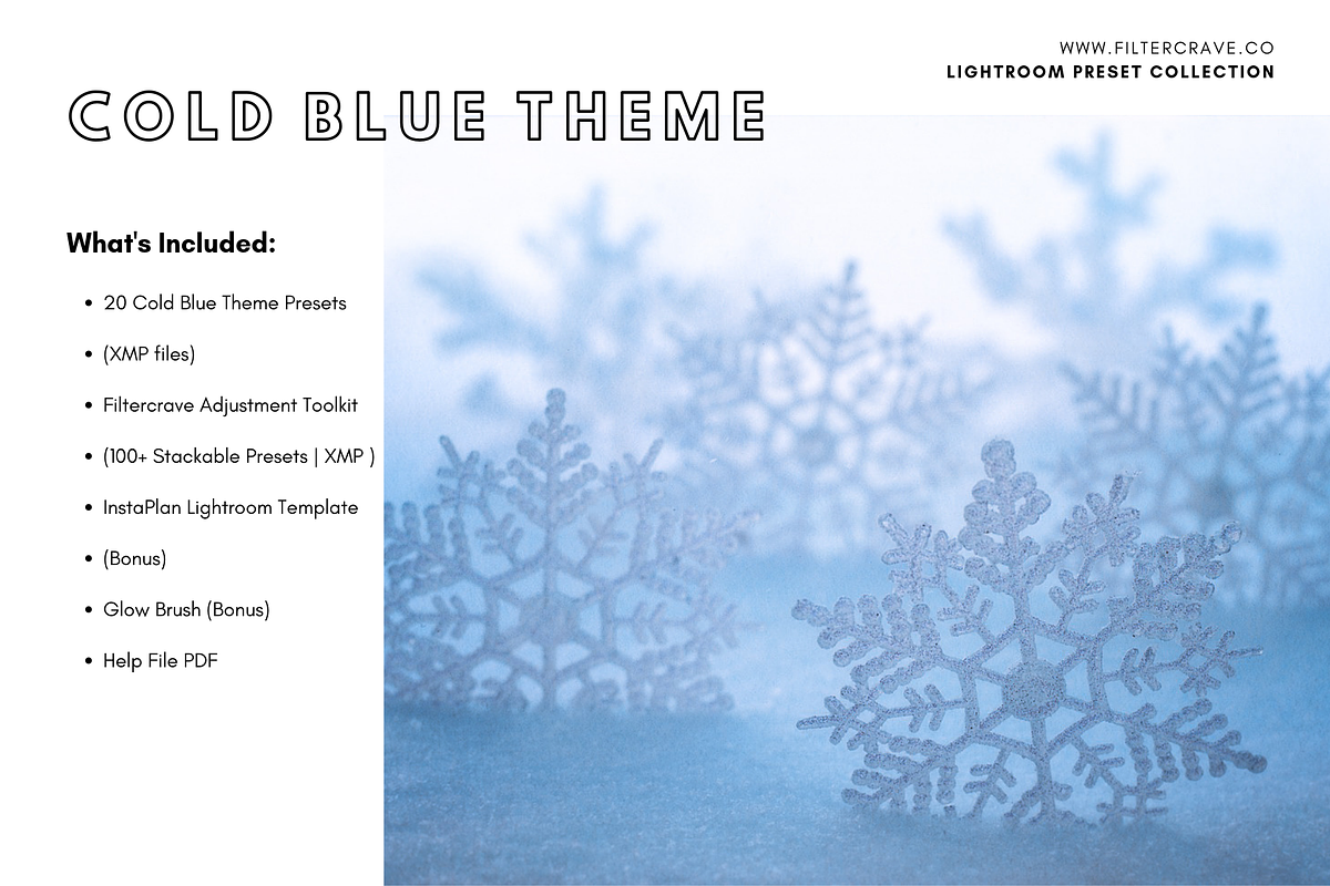 Cold Blue Lightroom Presets Theme preview 6
