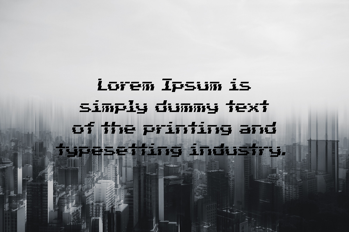 Glitch cyberpunk font / 8-bit fonts., a Font by Nomber_86 (Photo 4 of 4)