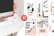 SALE! Ladyboss Pinterest Templates, a Social Media Template by SwitzerShop (Thumbnail 8 of 8)