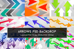 Arrows PSD Backdrop