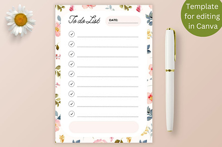 To Do List – Canva Template PDF