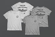 2-in-1 T-Shirt Mockup, a Merchandise Mockup by Clint English (Thumbnail 1 of 5)