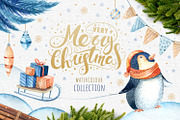 60%off Watercolour Christmas BUNDLE!, a Decorative Illustration by Peace ART (Thumbnail 5 of 7)