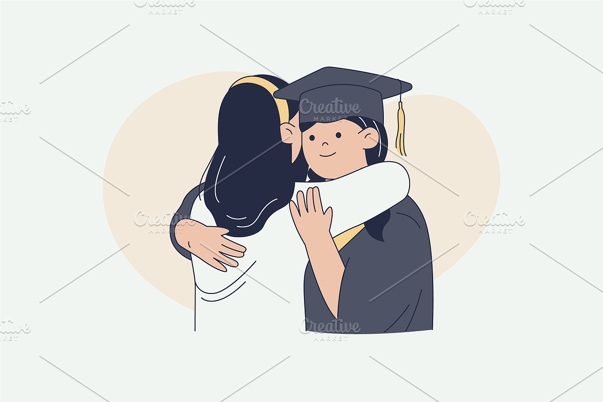 Student Graduation Illustration, an Object Graphic by Jump Studio (Photo 12 of 14)