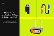 3D Tech & Gadget Icon, an Object 3D Model by SLAB! Design (Thumbnail 4 of 4)