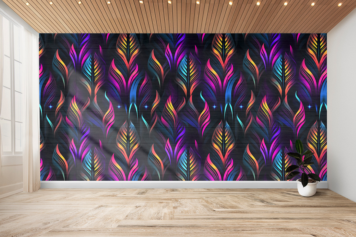 Neonized - Seamless Neon Patterns, a Pattern Graphic by Pixel Perfect Patterns (Photo 4 of 12)