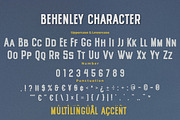 Behenley – Condensed Sans Serif Font, a Sans Serif Font by Bayuktx (Thumbnail 9 of 9)