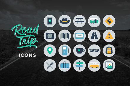 Road Trip Icons
