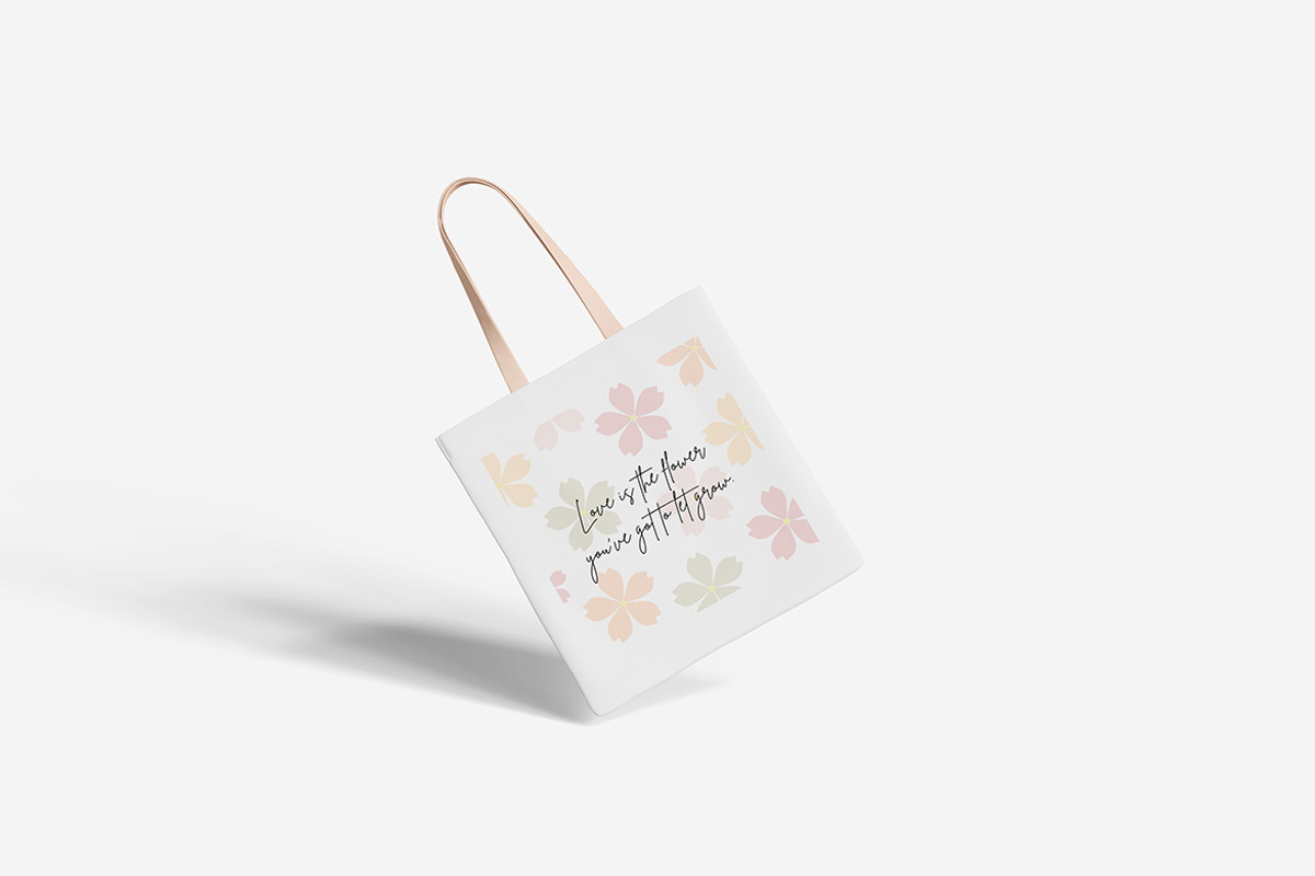 Canvas Tote Bag Mockup, a Product Mockup by MrLetters (Photo 4 of 5)