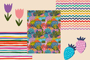 Vibrant Summer — Floral & Fruit, a Pattern Graphic by HannaSymo (Thumbnail 4 of 9)