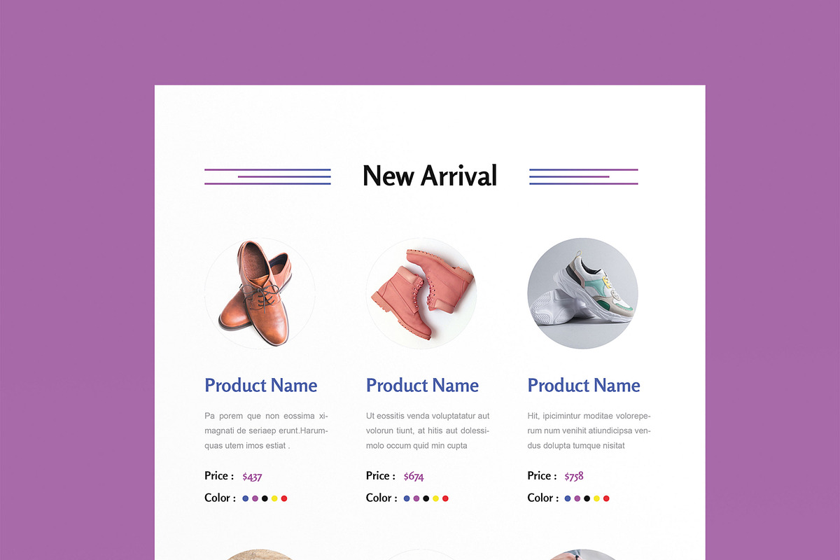 Winter Shoes Collection Flyer, a Flyer Template by MightyDesign (Photo 4 of 8)