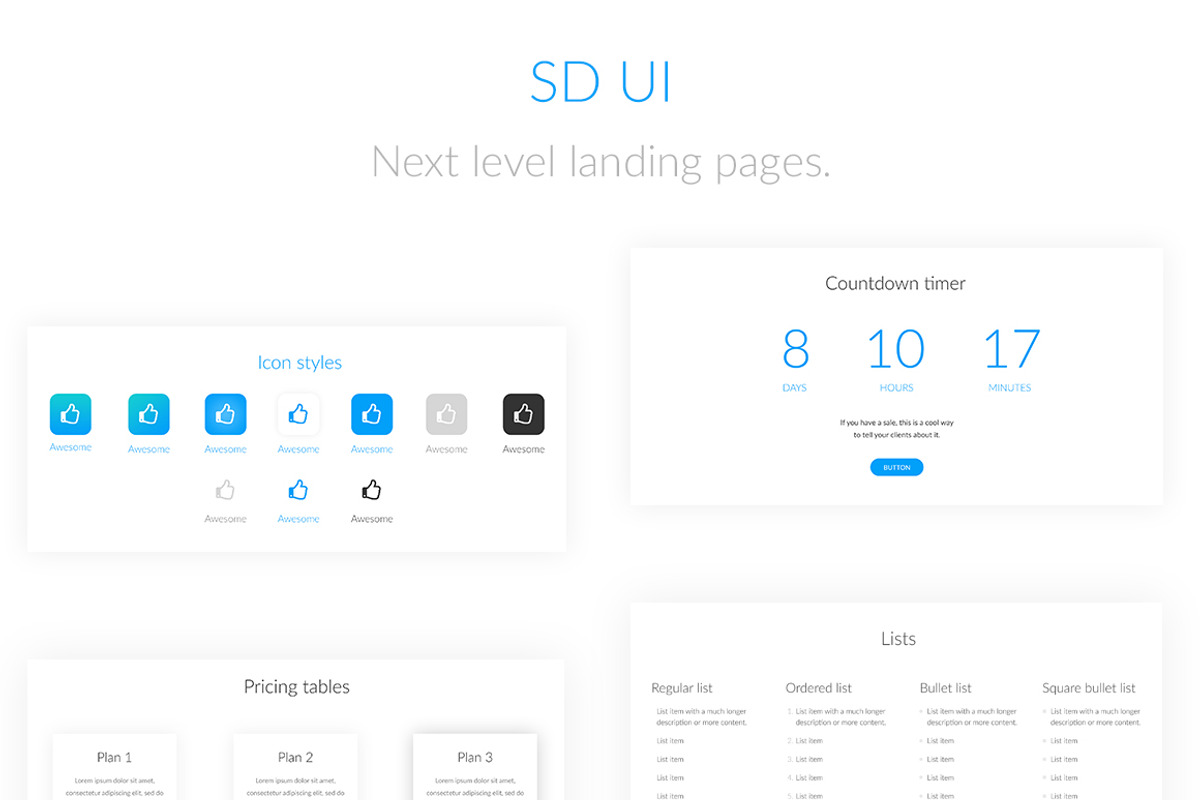 SD UI landing pages, a HTML Template by SD Themes (Photo 5 of 5)