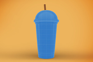 Plastic Cups Mockup