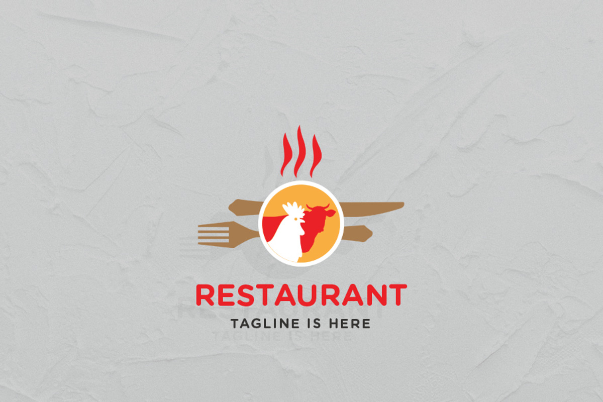 premium logo chicken restaurant, a Branding & Logo Template by design_mong