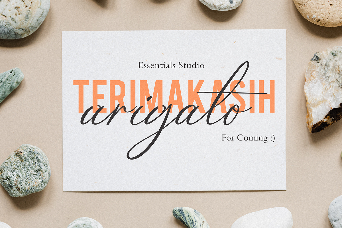 Calligrapher, a Script Font by Essentials Studio (Photo 8 of 8)