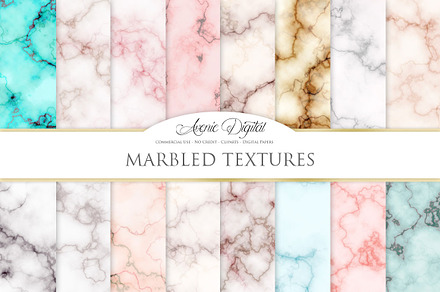 Abstract Marble Textures, a Texture Graphic by Avenie Digital