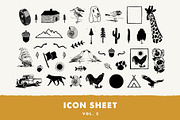30 Rustic Hand Drawn Logos Vol 2, a Branding & Logo Template by Design Surplus (Thumbnail 2 of 5)