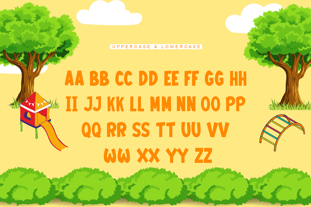 Kids Swing - Modern Sans Kids Font, a Sans Serif Font by overlaytemplates (Photo 4 of 6)