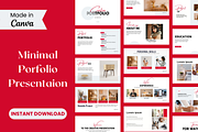 Canva Portfolio Presentation, a Presentation Template by Visual Designs (Thumbnail 1 of 3)