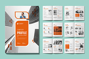 Company Profile Template Design, a Brochure Template by MightyDesign (Thumbnail 1 of 6)