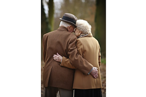 Love, Old Couple And Engagement For