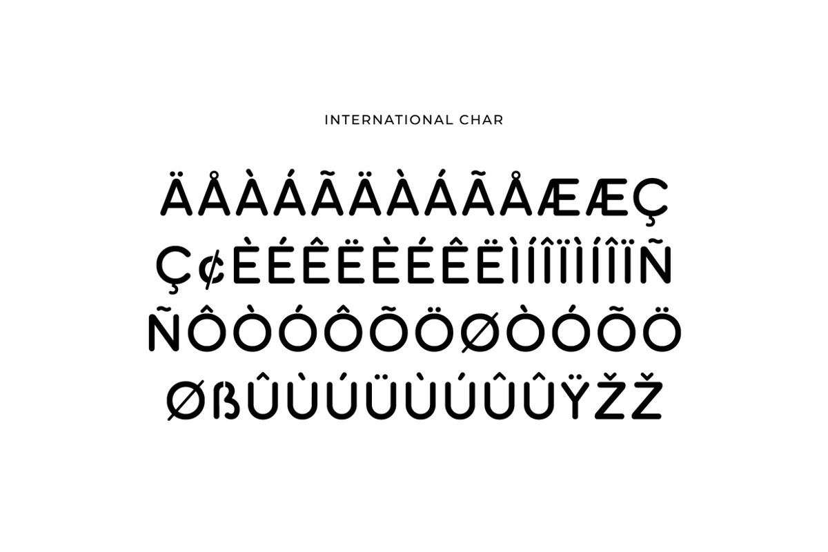 Galivanted Logo Stencil Sans Serif, a Sans Serif Font by UICreative (Photo 8 of 12)