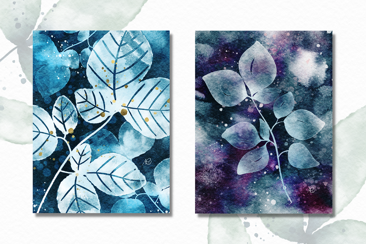 Watercolor Procreate Brushes, a Brush Add-On by Angela Roze (Photo 2 of 9)
