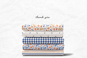 Seamless patterns cute mous, flowers, a Pattern Graphic by Pattern + watercolor (Thumbnail 13 of 13)