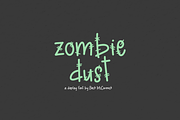 Zombie Dust - Display Font, a Handwritten Font by Beck McCormick (Thumbnail 1 of 10)