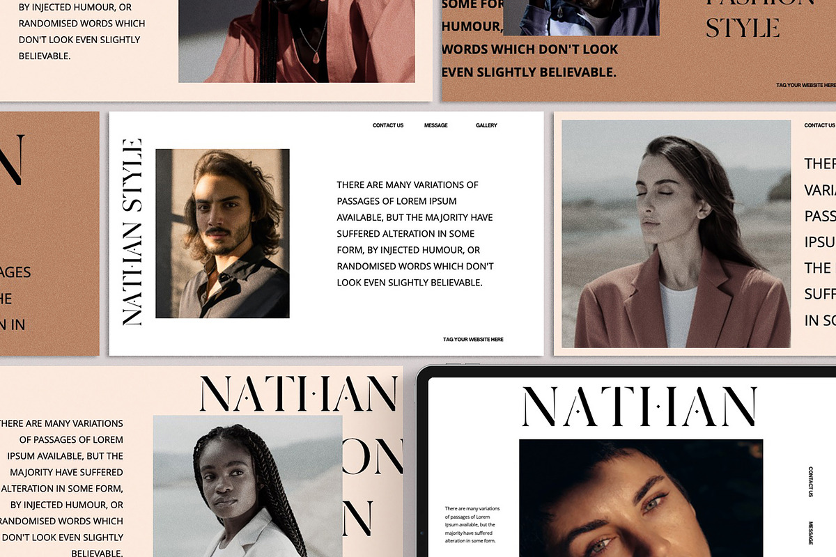 Nathan Google Slide Template, a Presentation Template by slidenotion (Photo 1 of 7)