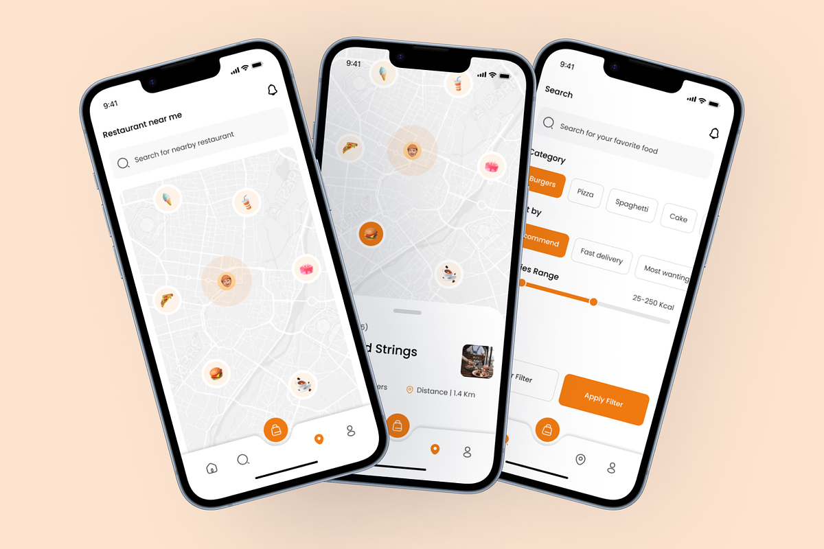 Hungry Hub - Food App UI Kit, an UI Kit Template by Digibulbo (Photo 5 of 8)