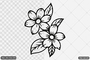 Floral Design SVG PNG Bundle, an Illustration by Actual Pixel (Thumbnail 16 of 22)