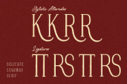 Delicate Starway, a Serif Font by Nathatype (Thumbnail 7 of 11)