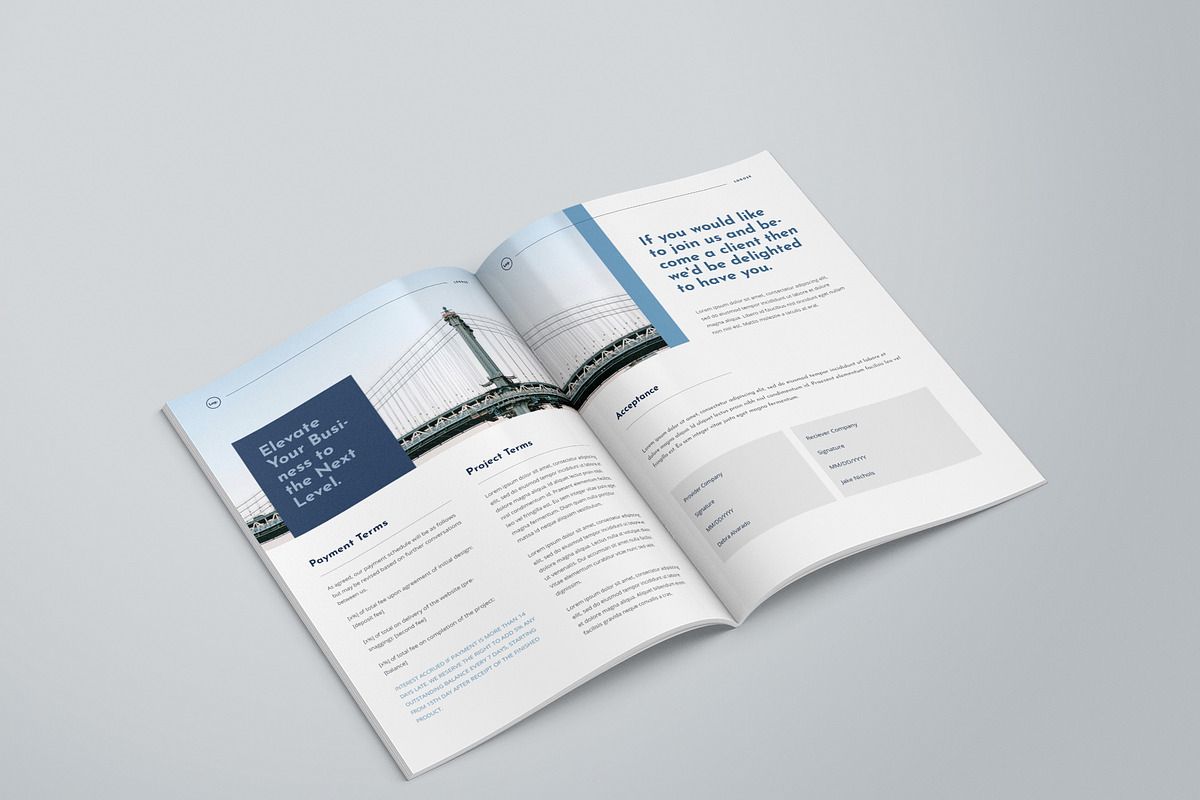 Proposal Template | 20 Pages, a Brochure Template by BrochuresFactory (Photo 3 of 7)