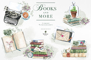 Books&More Watercolor Illustrations, an Education Illustration by beehouse studio (Thumbnail 3 of 5)